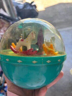 Vintage Fisher Price Roly Poly Chime Ball